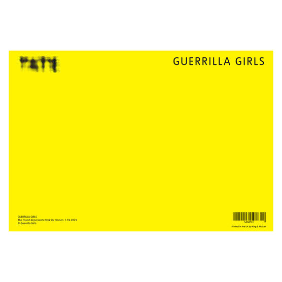 Guerrilla Girls The Crumb Represents Work by Women shelf print